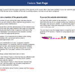 Fedora Test page